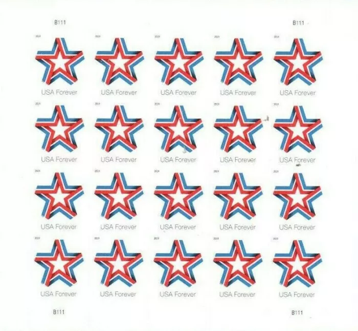 2019 Star Ribbon  stamps - Forever Stamps