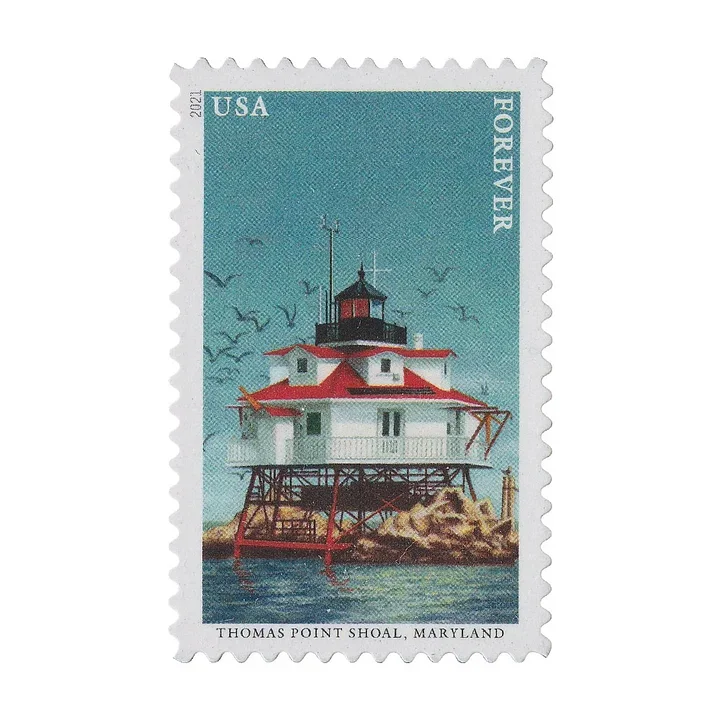 2021 Mid-Atlantic Lighthouses Stamps - Forever Stamps