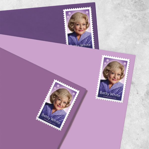 2025 Betty White Stamps 100 pcs - Forever Stamps