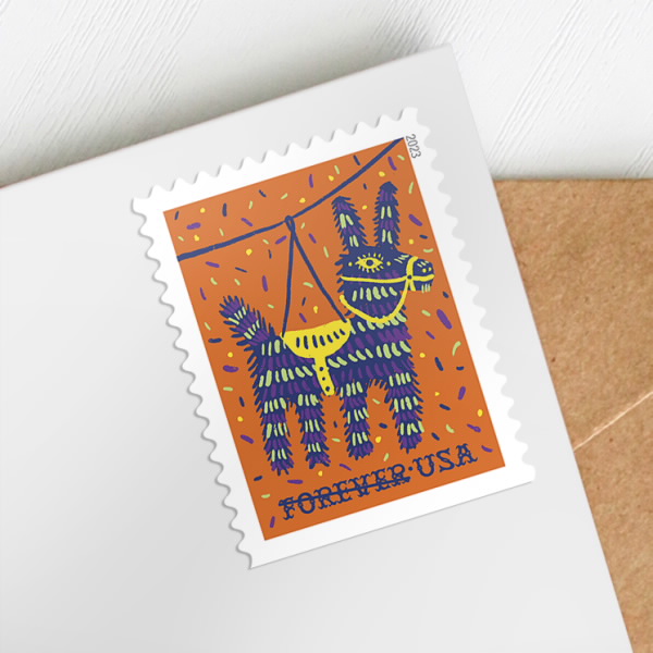 2023 Piñatas! Stamps 100 PCS - Forever Stamps