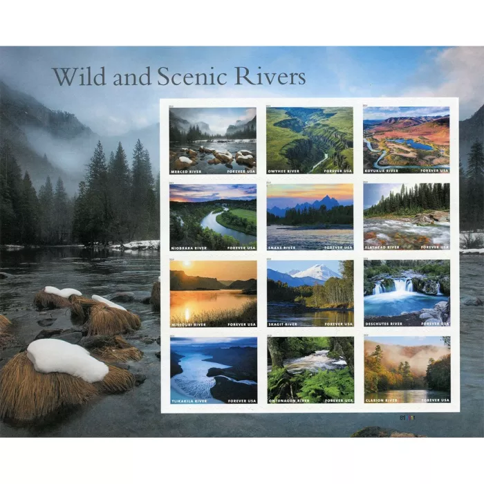 2019 Wild And Scenic Rivers - Forever Stamps