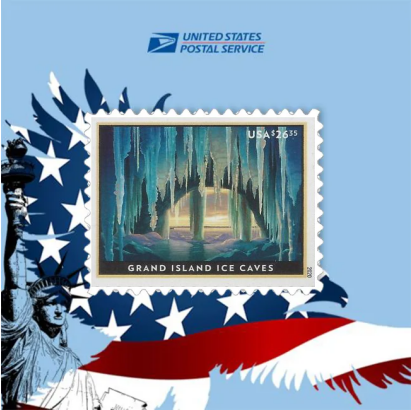 2020 Grand Island Ice Caves  stamps - Forever Stamps