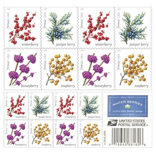 2019 Winter Berries Forever®Stamp - Forever Stamps