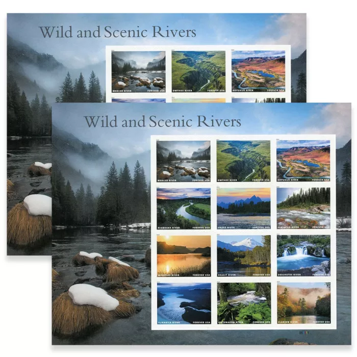 2019 Wild And Scenic Rivers - Forever Stamps