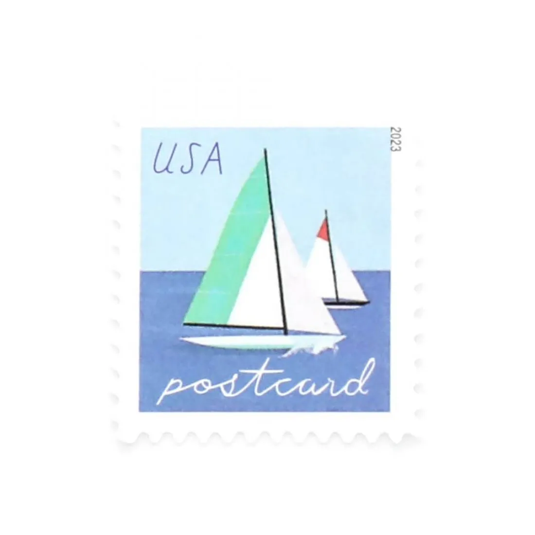 2023 Sailboats Postcard - Forever Stamps