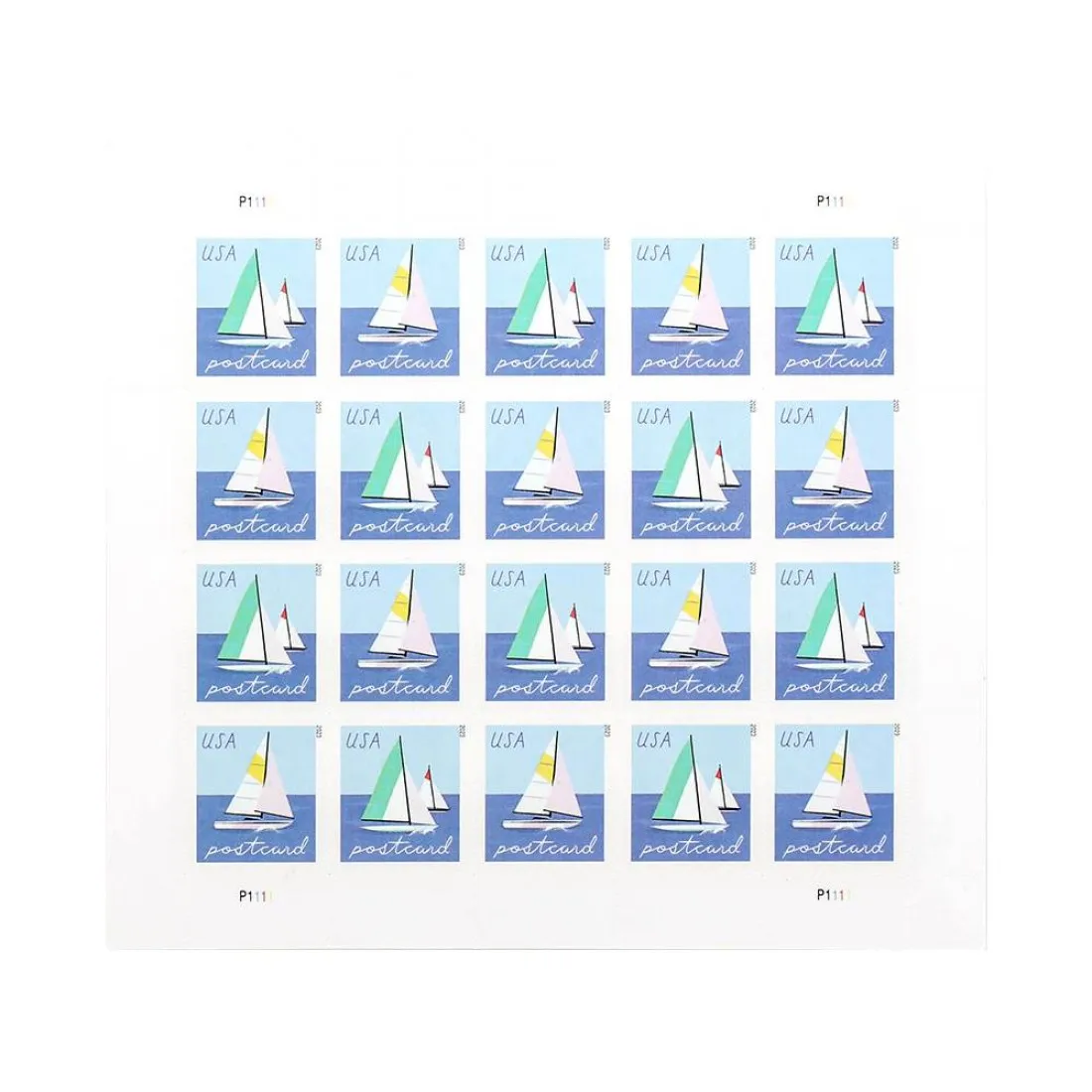 2023 Sailboats Postcard - Forever Stamps