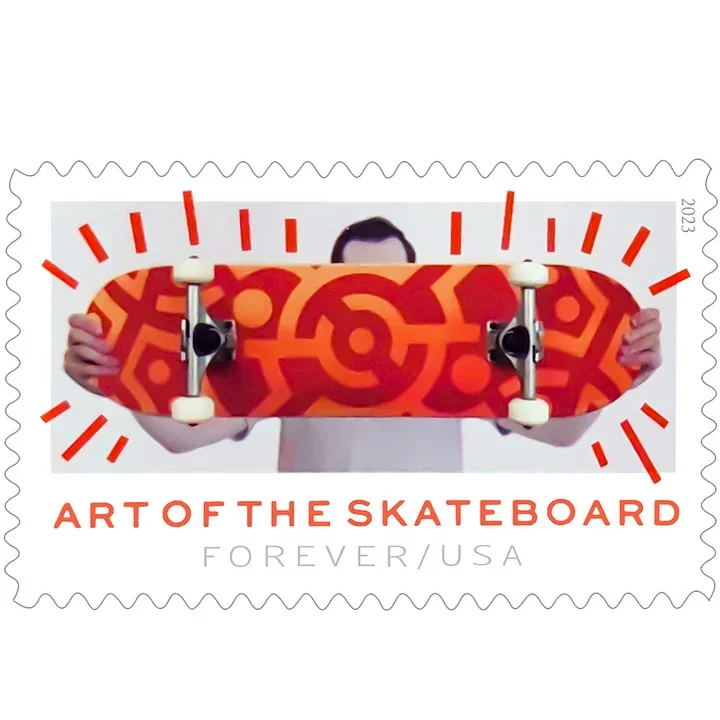 2023 Art of the Skateboard Stamps - Forever Stamps