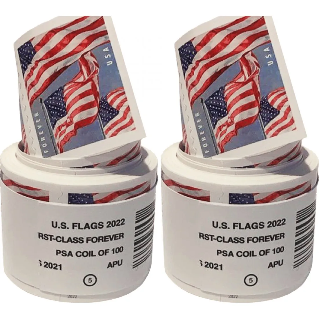 2022 U.S. Flag Forever Stamps  100 Rolls - Forever Stamps