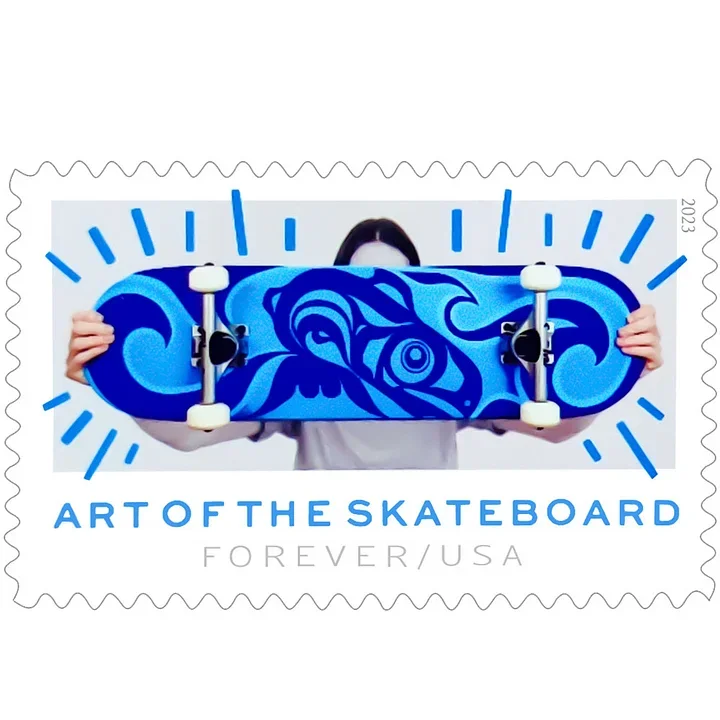 2023 Art of the Skateboard Stamps - Forever Stamps