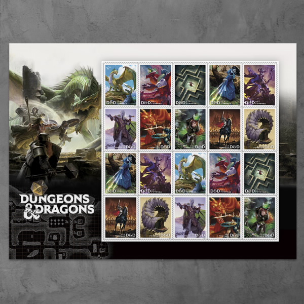 2024 Dungeons & Dragons Stamps - Forever Stamps