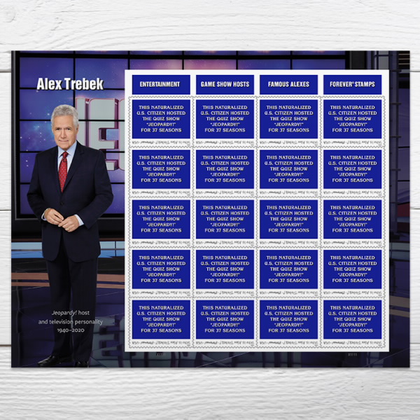 2024 Alex Trebek Stamps - Forever Stamps