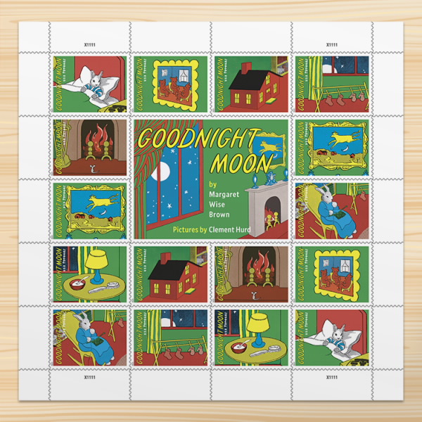 2025 Goodnight Moon Stamps 80 pcs - Forever Stamps