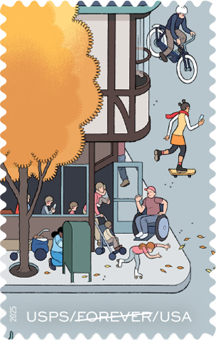 2025. 250 Years of Delivering Stamps 100 pcs - Forever Stamps