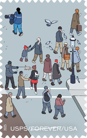 2025. 250 Years of Delivering Stamps 100 pcs - Forever Stamps