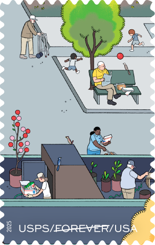 2025. 250 Years of Delivering Stamps 100 pcs - Forever Stamps